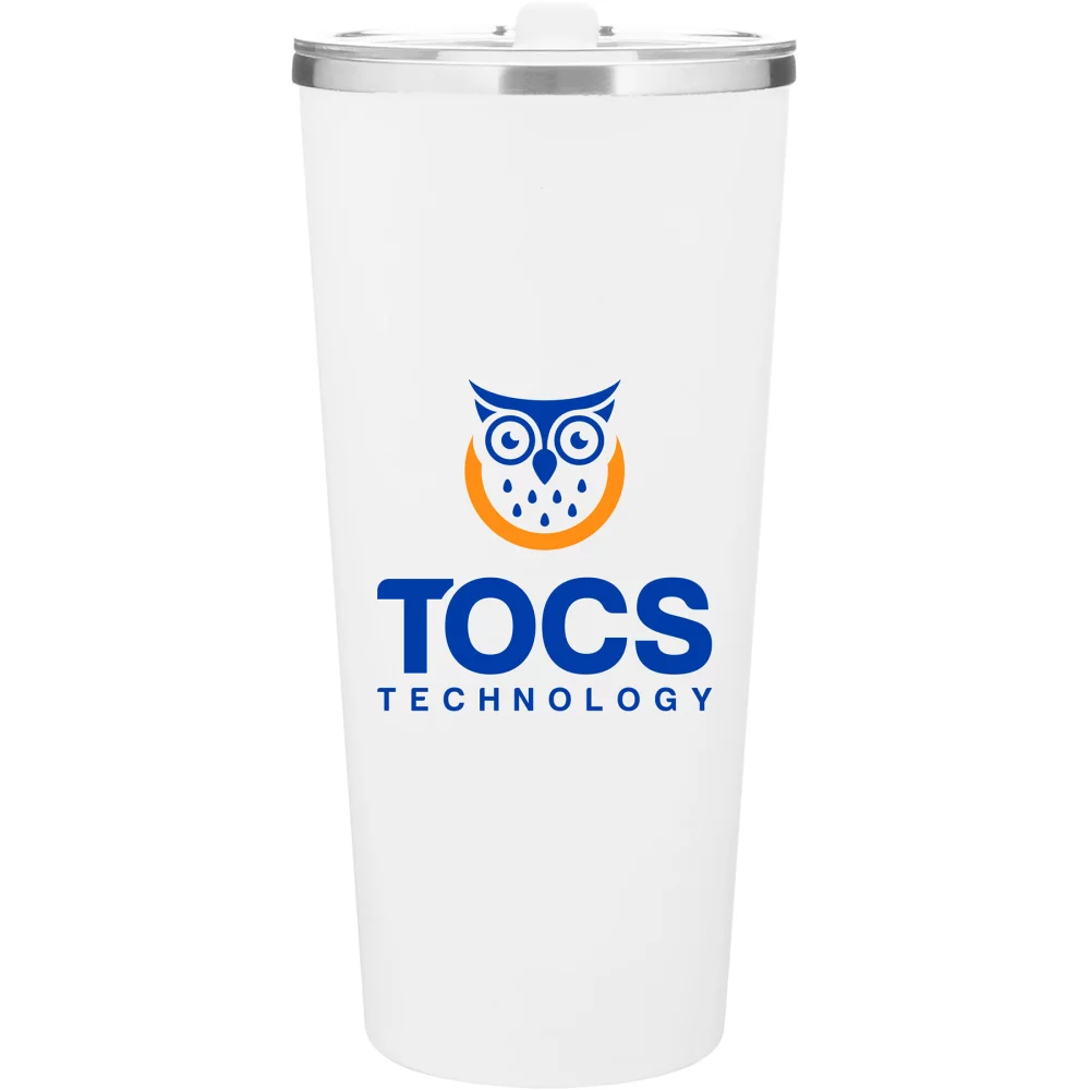Tumbler Cooper de 16,9 oz (blanc mat)