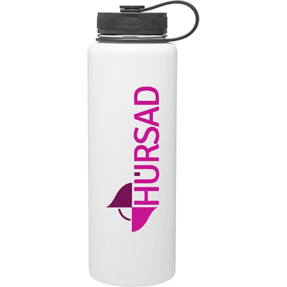 Bouteille Venture H2go de 40 oz (blanc mat)