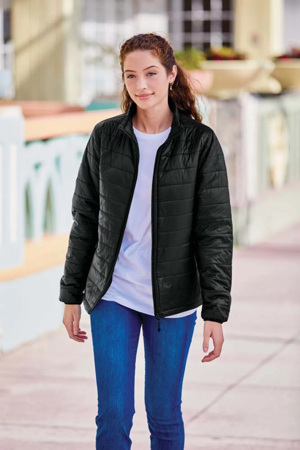 Independent Trading Co. Women's Puffer Jacket