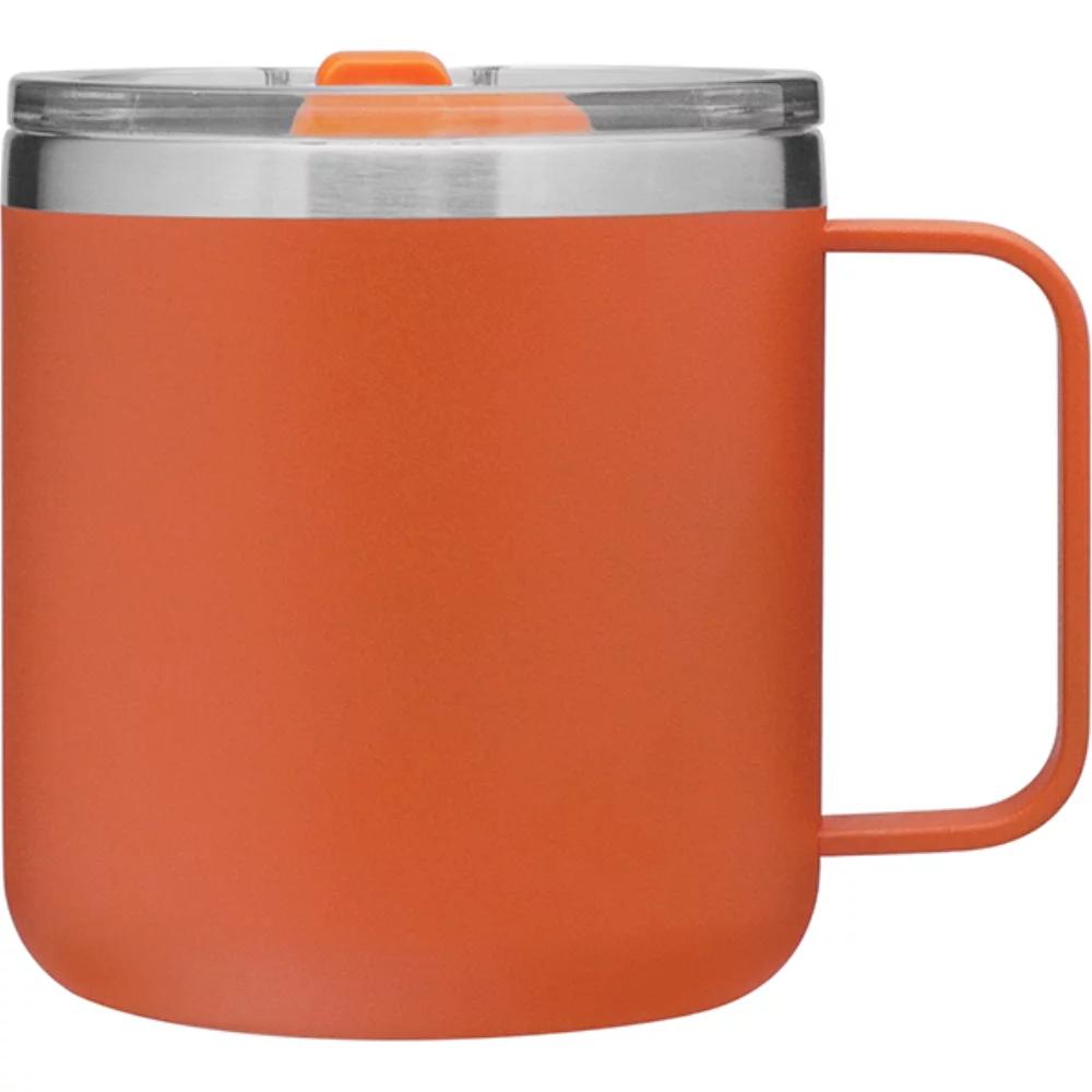Mug de camping de 12 oz (orange mat)