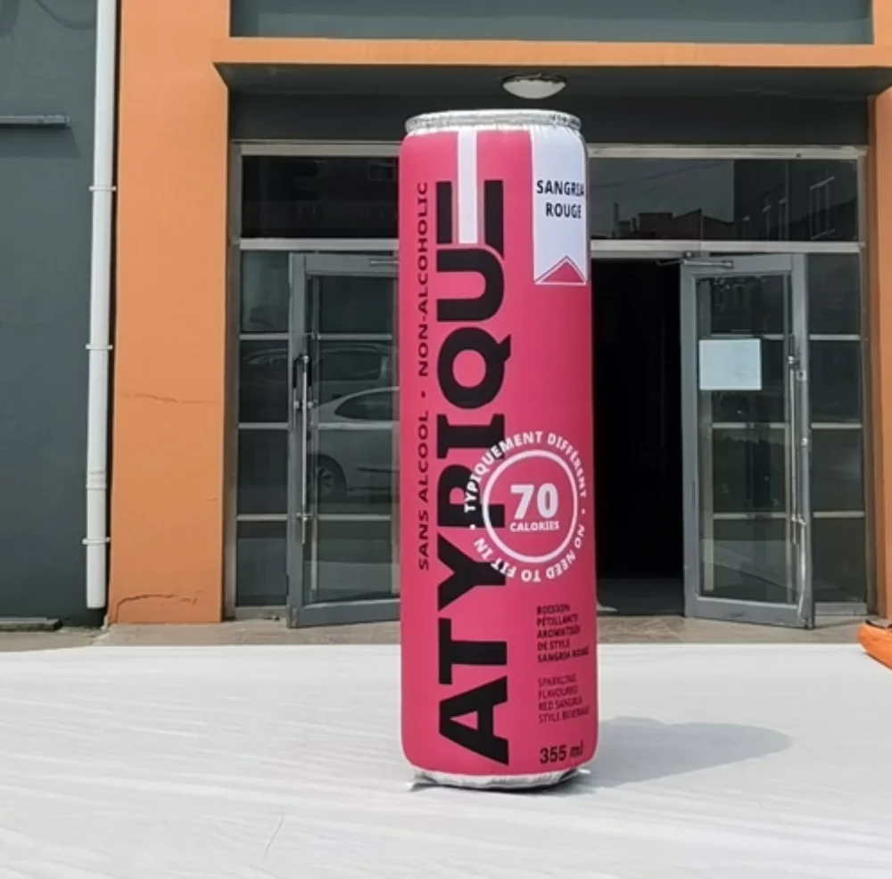 Inflatable Cans - Blower with cap - 8' x 3'2'' dia