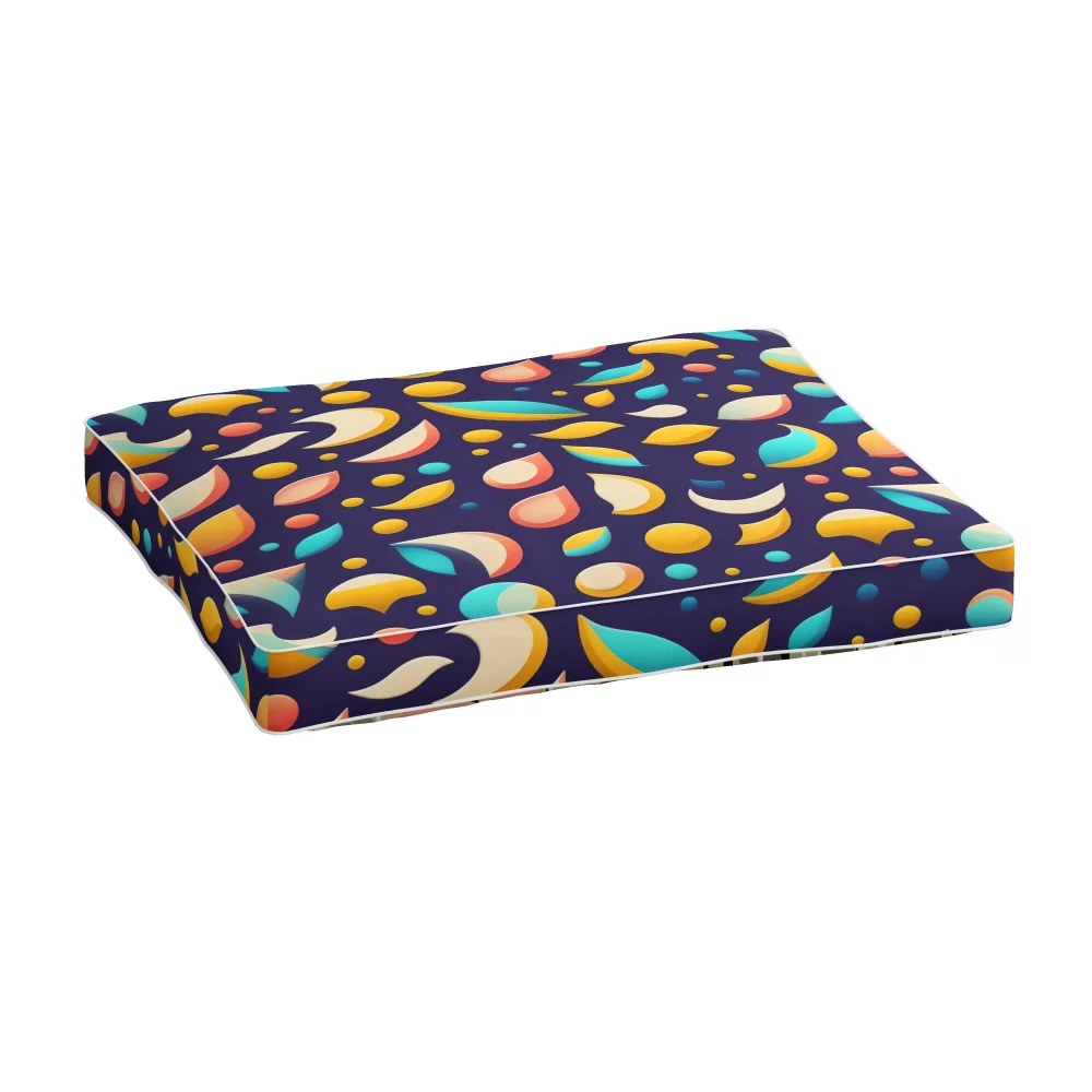 Pouf - Pour Animaux - Moyen - 66x56x10 cm (Tissu uniquement)