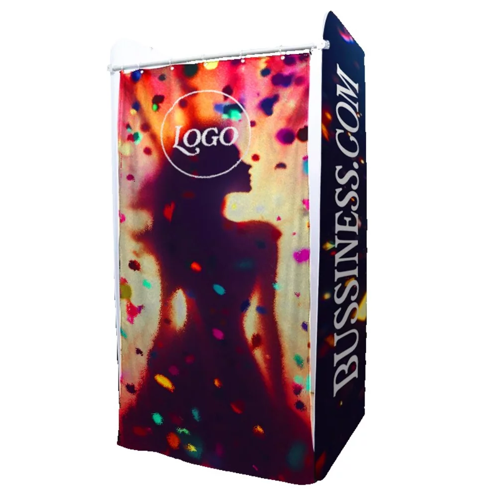 Cabine d'essayage - 2 côtés - 4' x 7'6" x 4'