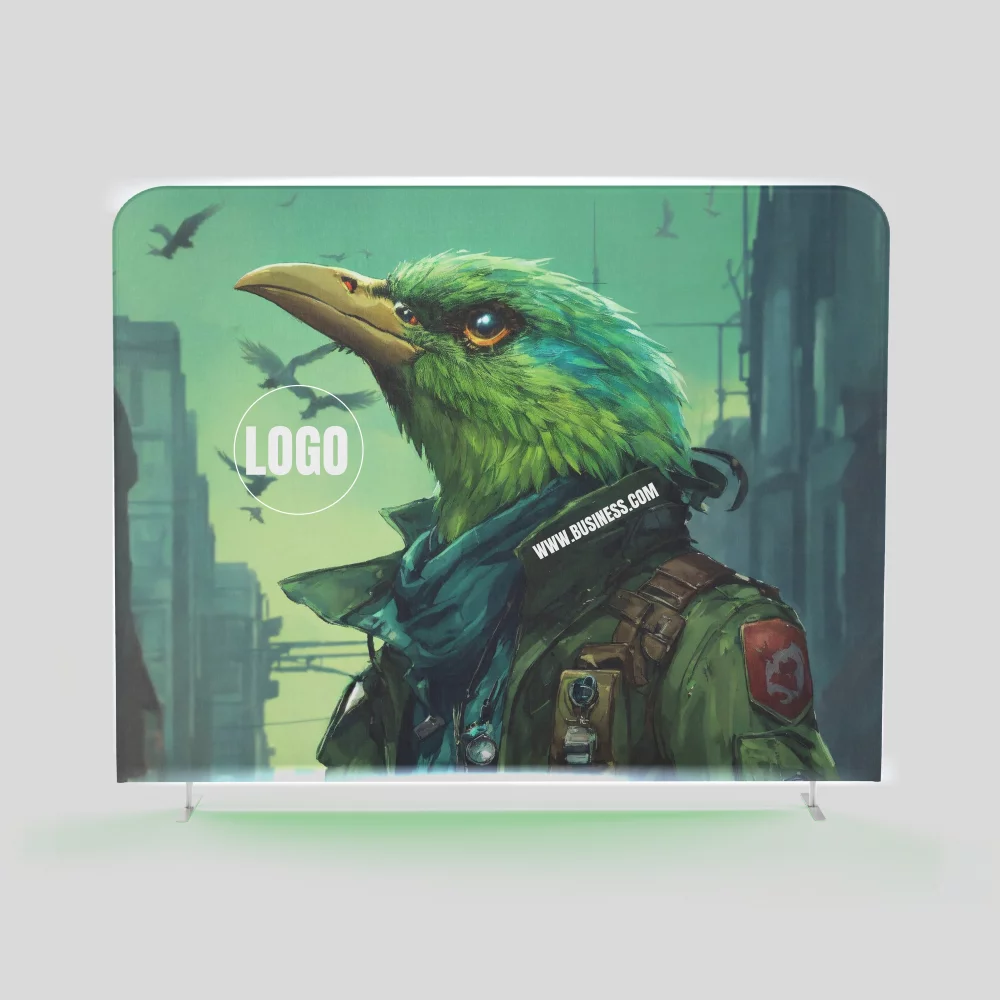 Lighted Kiosk - 10' Backdrop - 10'x7'5'' (fabric only)