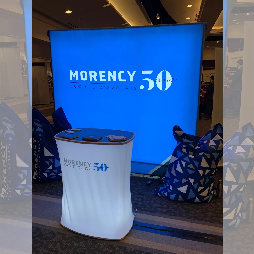 Lighted Kiosk - 8' Backdrop - 8'x7'5''(fabric only)