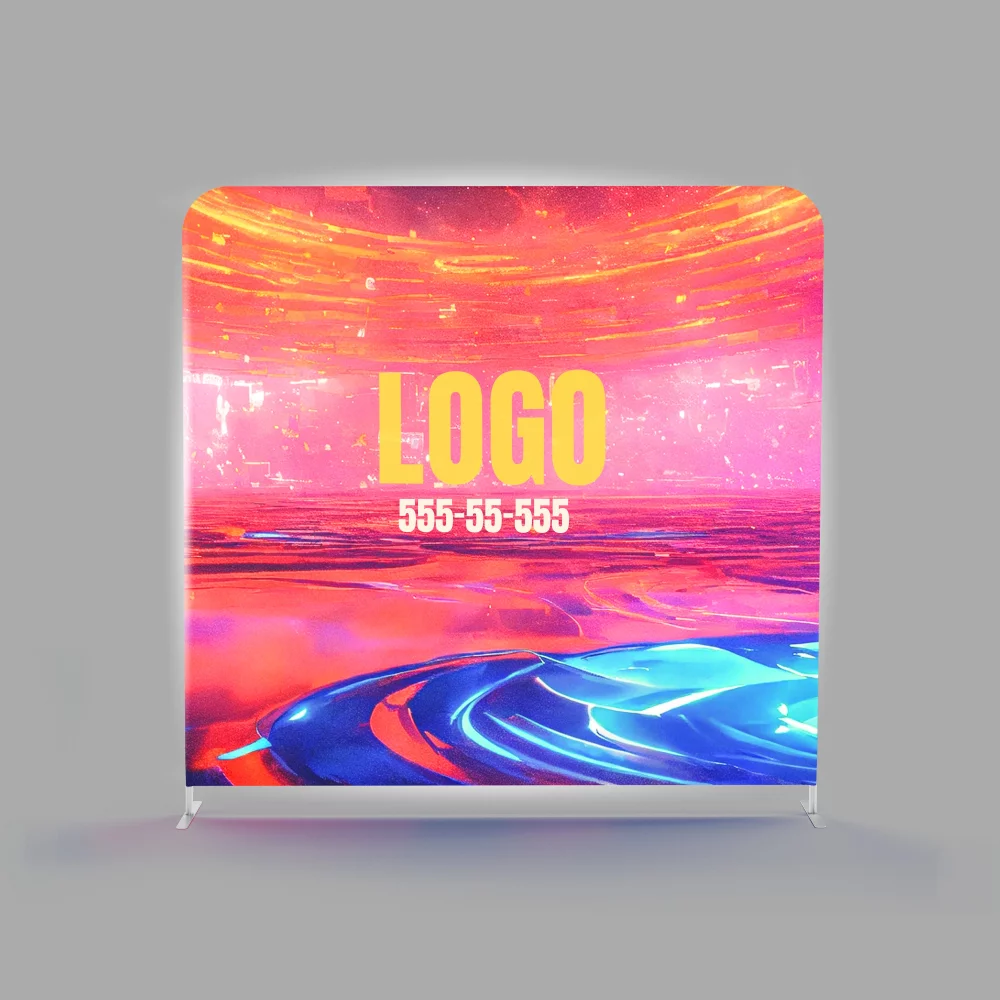 Lighted Kiosk - 8' Backdrop - 8'x7'5''(fabric only)