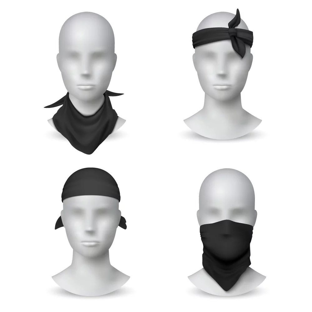 Foulard carré - Taille moyenne - 20x20 pouces