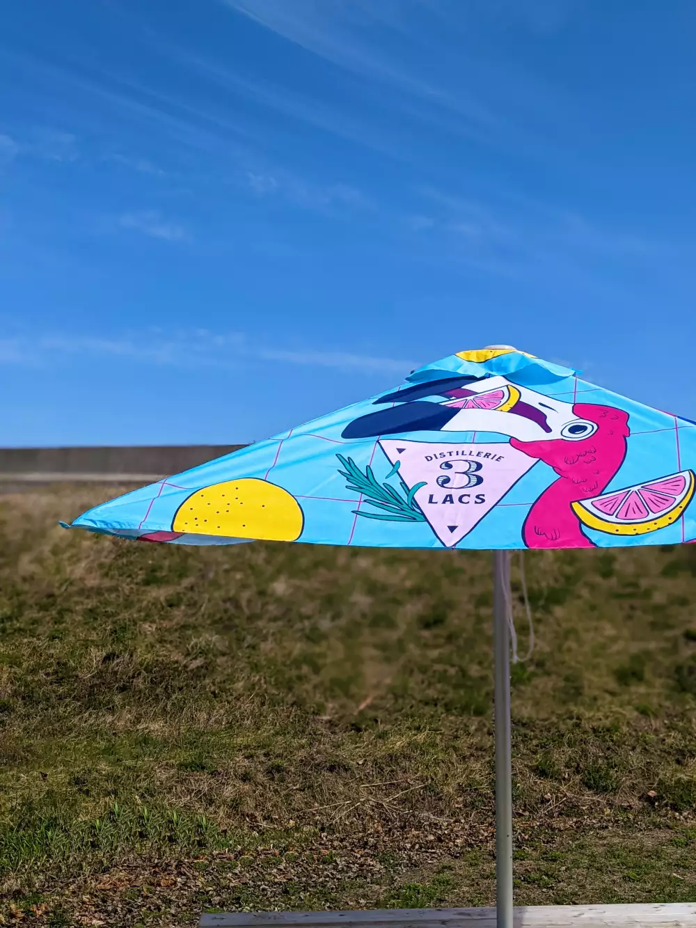 Parasol - 9 pieds - Sans volant - (tissu seulement)