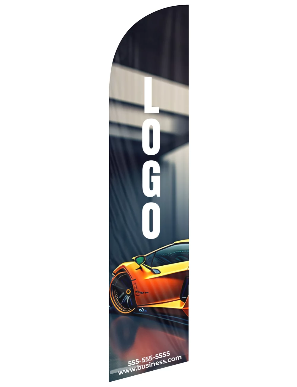 Drapeau swooper 1 face