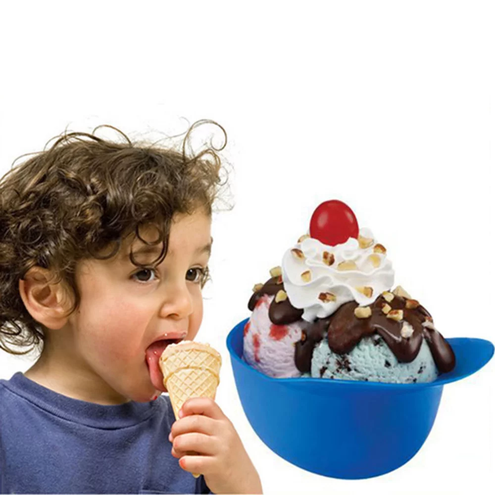 Bol de crème glacée en forme de casque de baseball de 8 oz