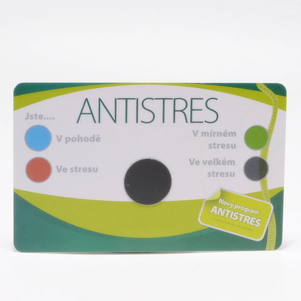 Carte de test d'humeur de stress