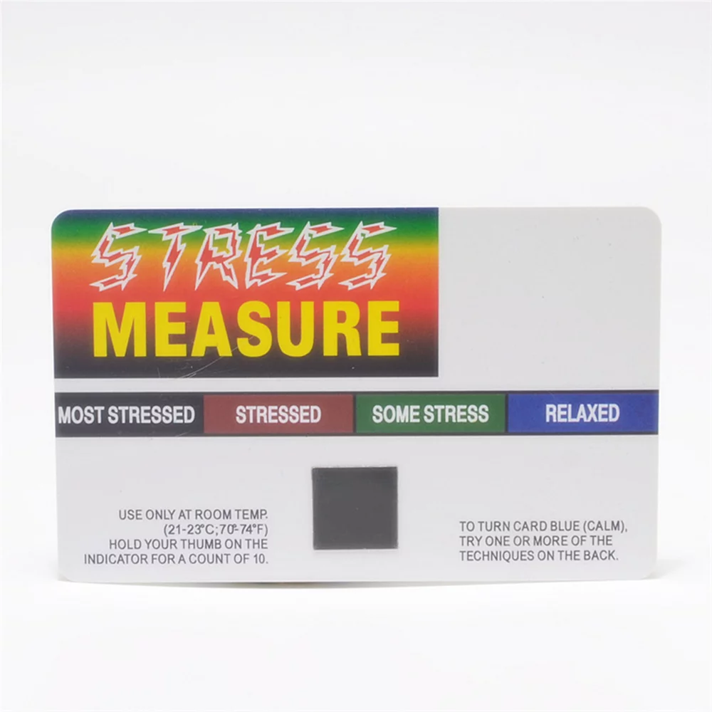 Carte de test d'humeur de stress