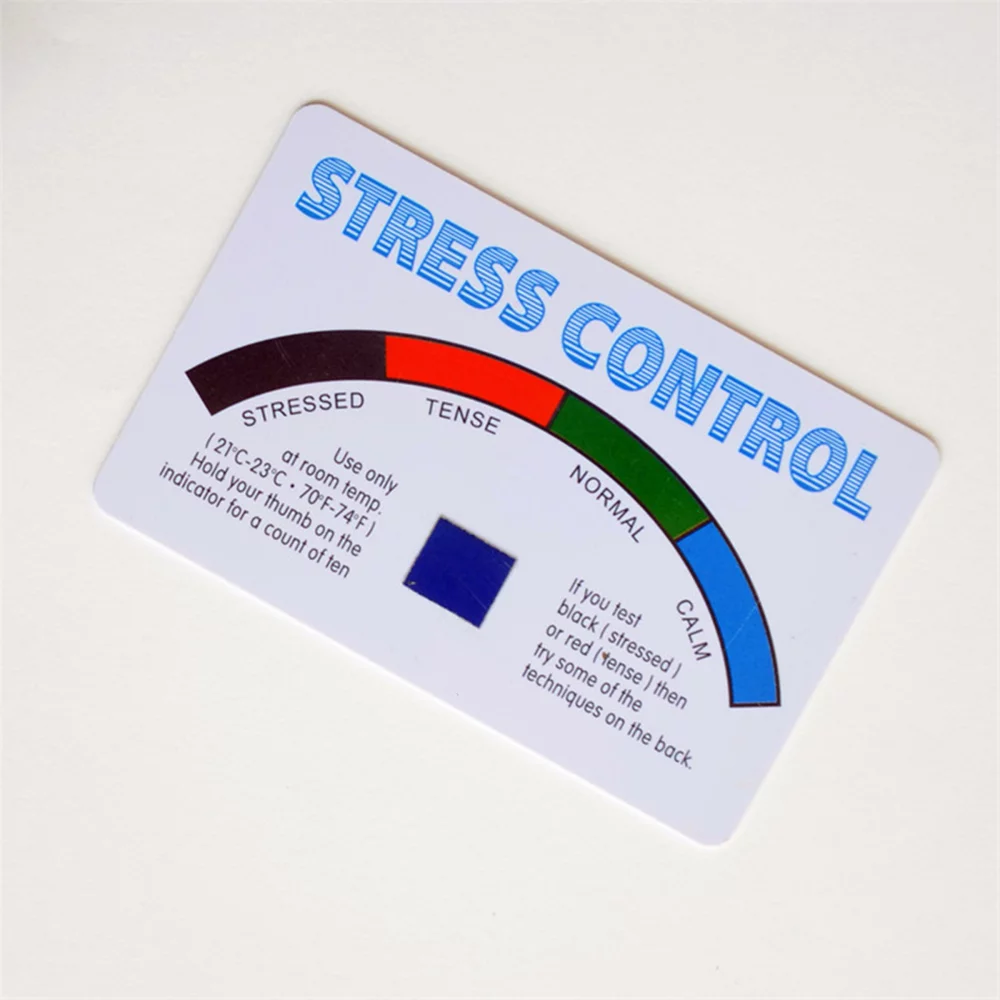 Carte de test d'humeur de stress