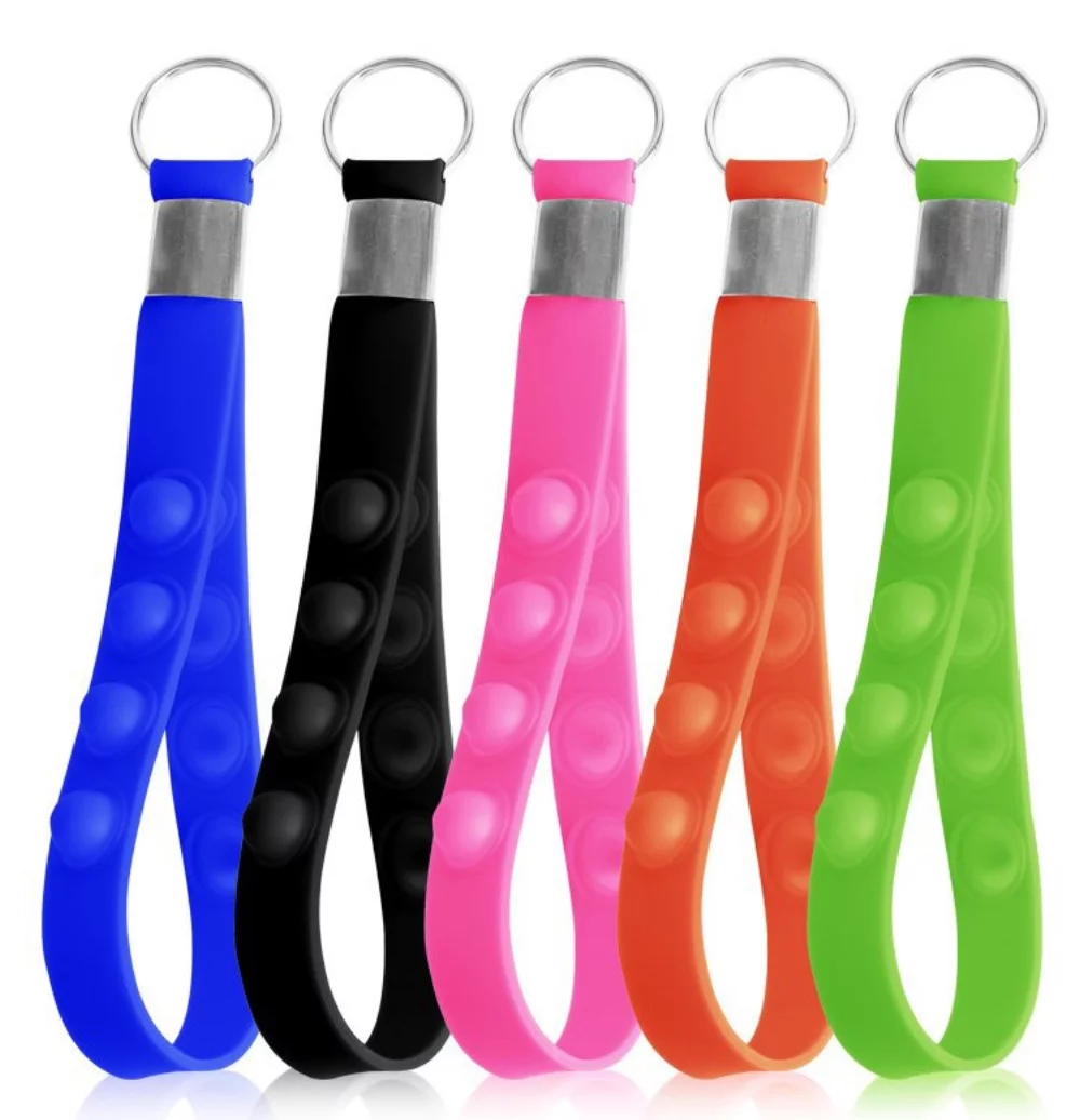 Push Pop Stress Reliever Keychain