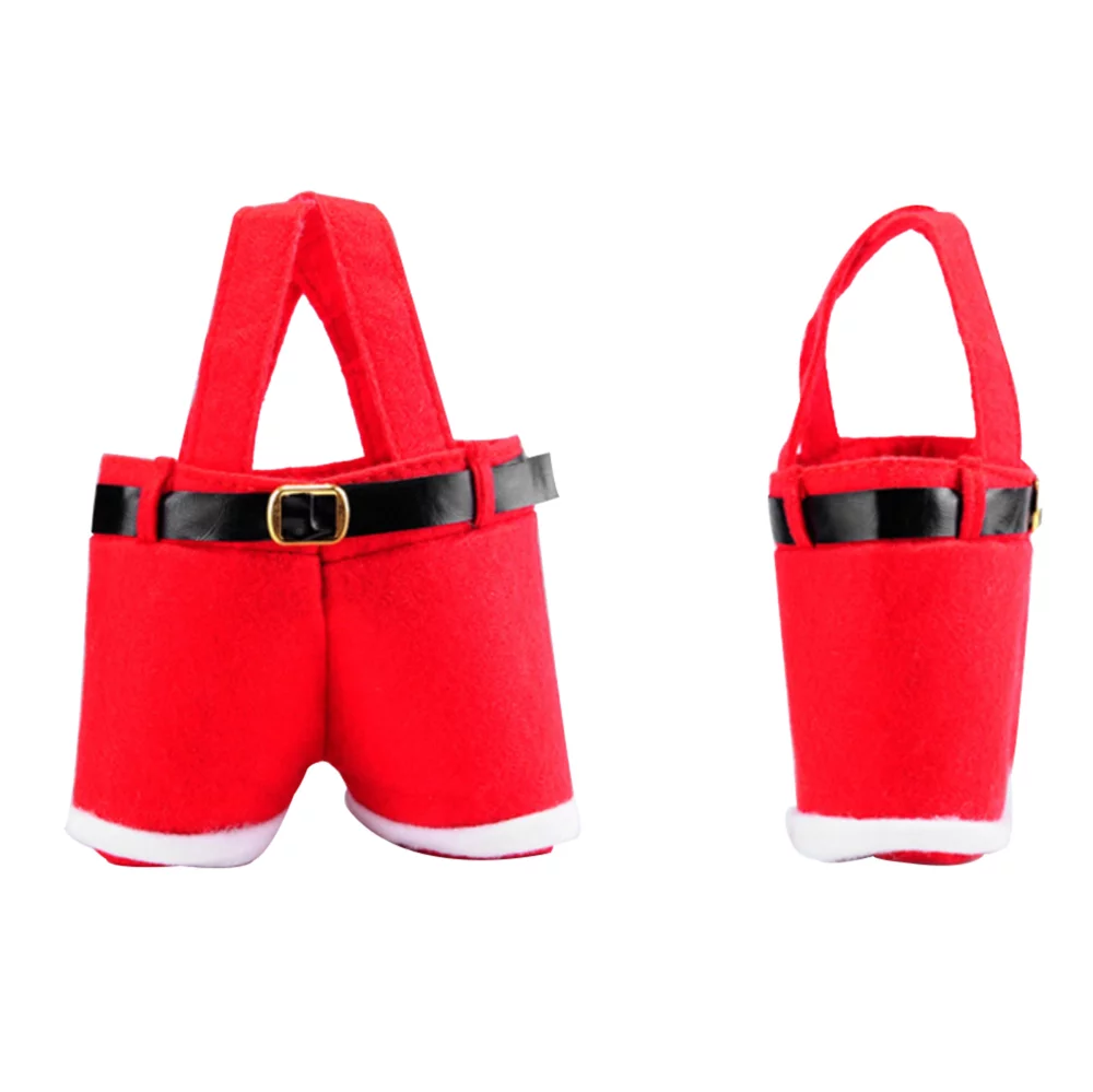 Christmas Red Santa Pants Candy Bag