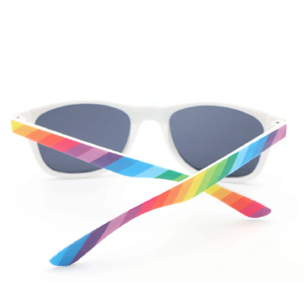 Lunettes de soleil à monture arc-en-ciel