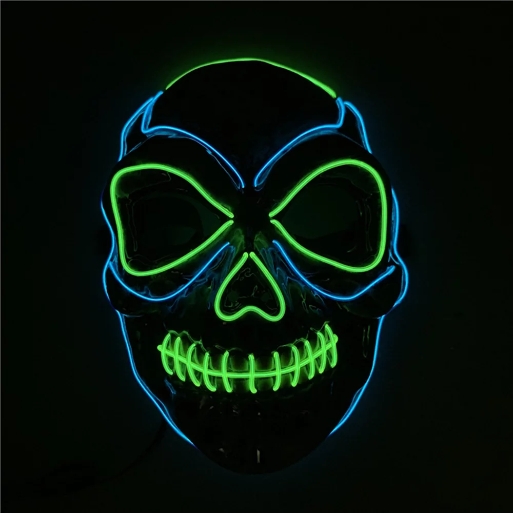 Halloween Skull Light Up Mask