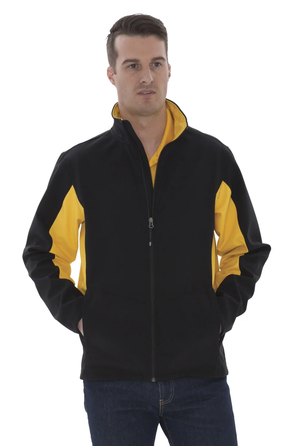 Coal Harbour® Everyday Colour Block Water Repellent Soft Shell Jacket