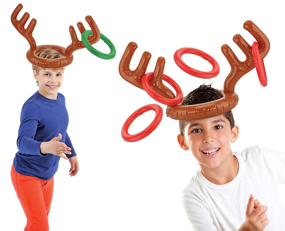 Inflatable Throwing Antler Headband