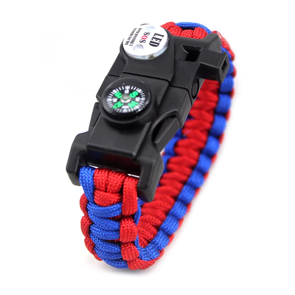 Bracelet de survie multifonctionnel pour l'extérieur