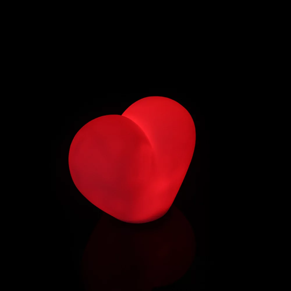 Veilleuse en forme de cœur