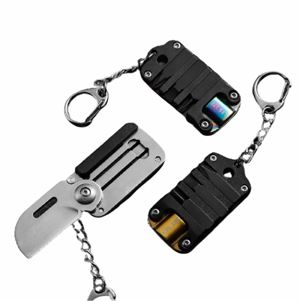 Portable Multi-function Screwdriver Tools With Keychain