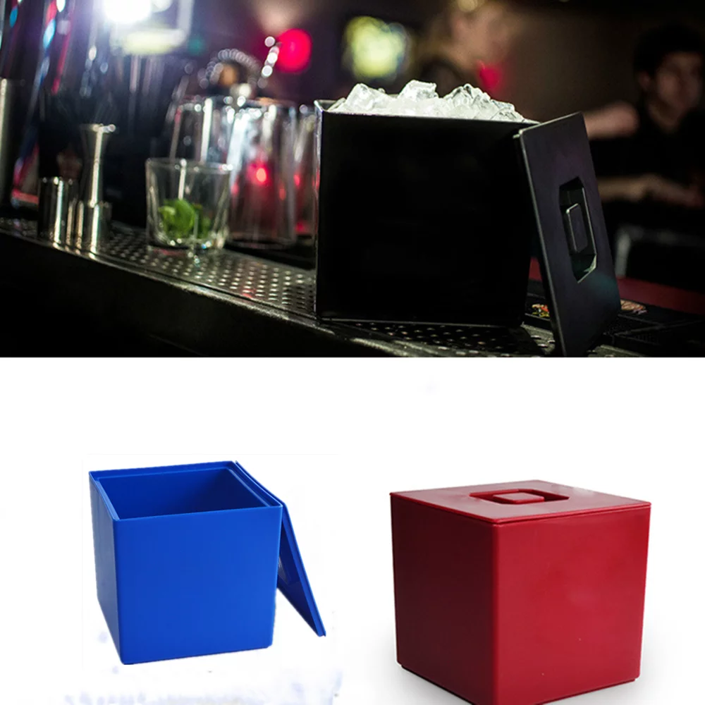 Seau à glace en plastique 2 en 1