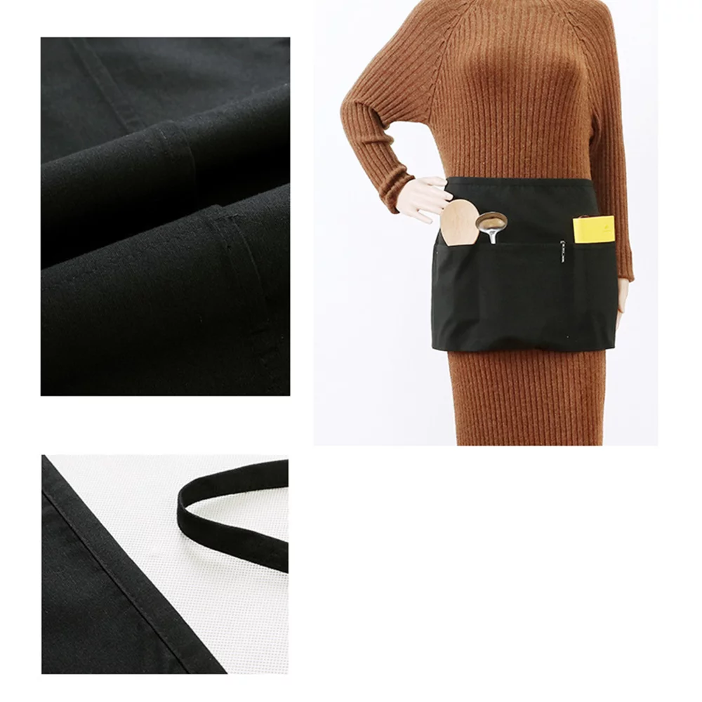 Half-length Three-pocket Apron
