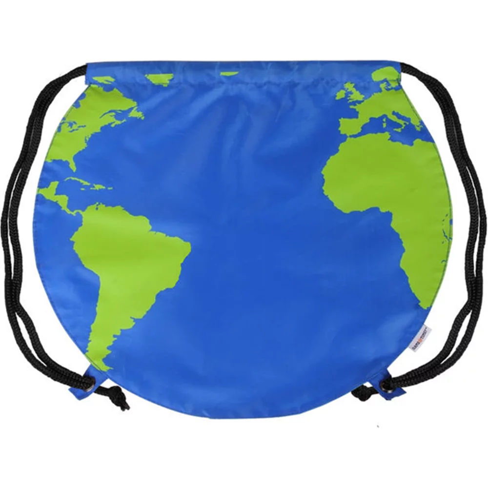 Sac à cordon avec carte du monde