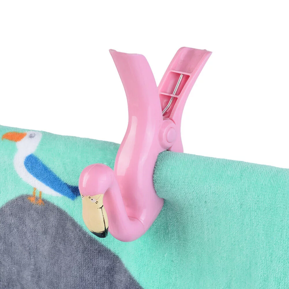 Clip de serviette de plage Flamant rose