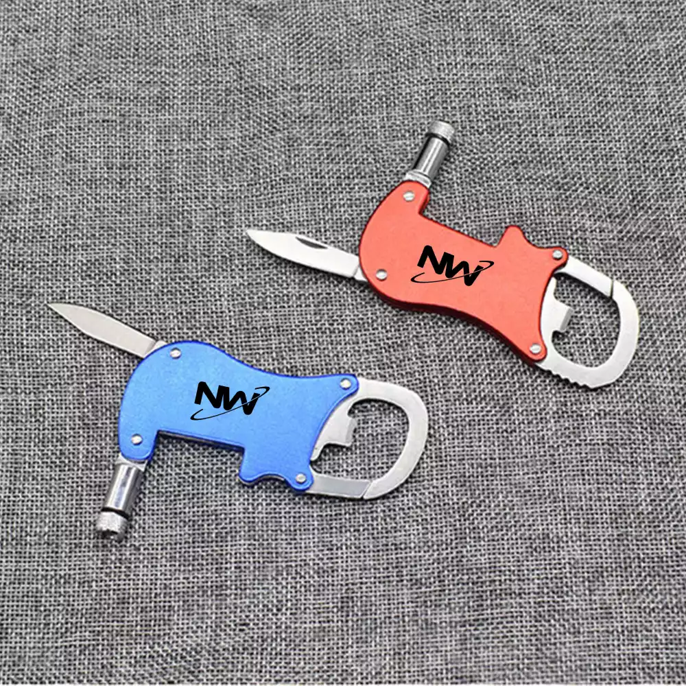 Porte-clés multifonction avec lampe de poche