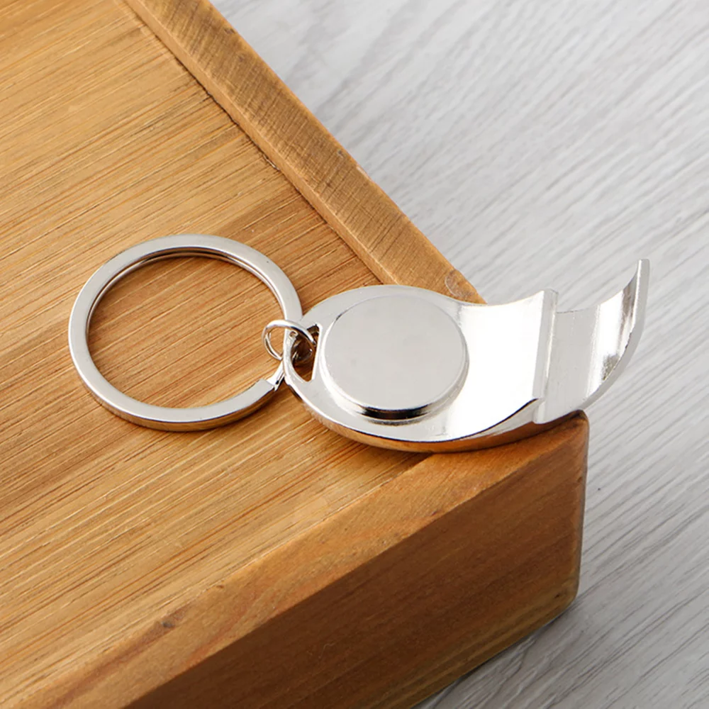 Compass and Bottle Opener Keychain