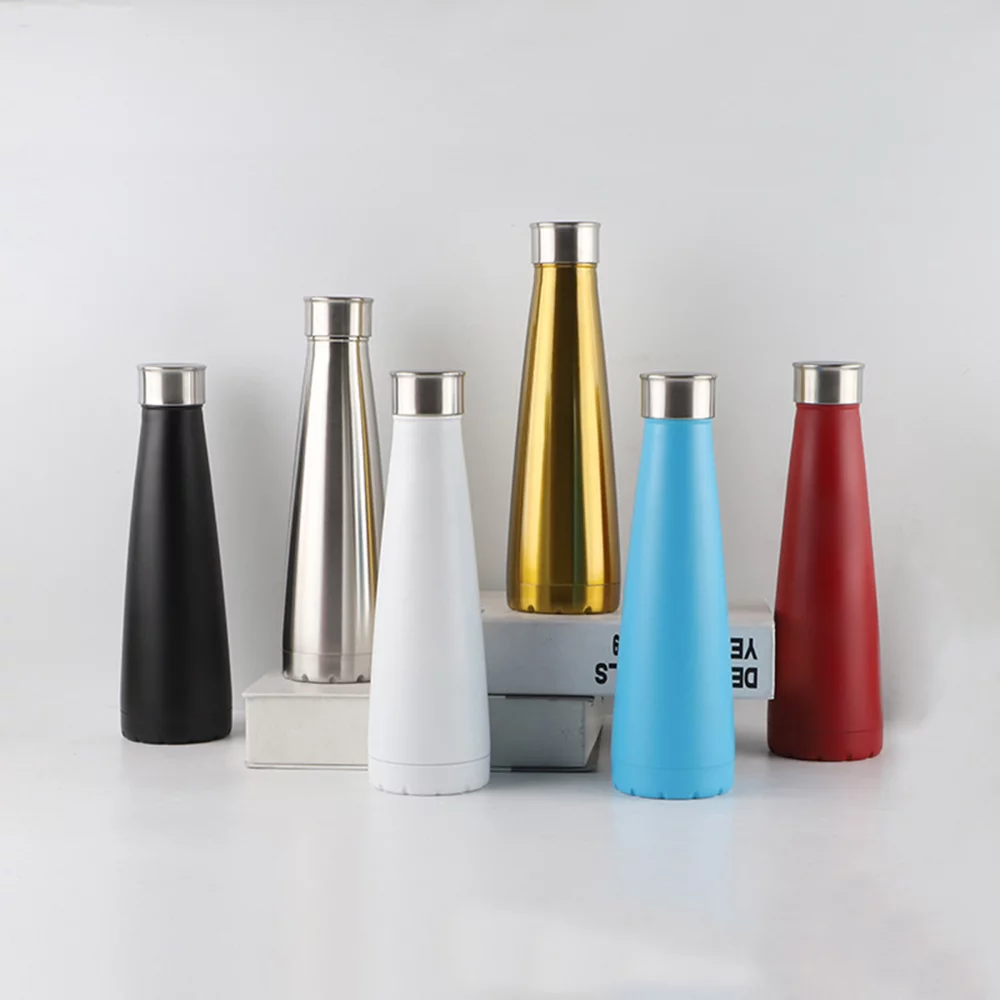 Bouteille d'eau en acier inoxydable isolée sous vide de 16 oz