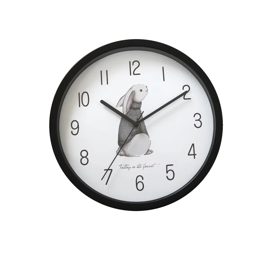 Horloge murale en plastique de 12 pouces