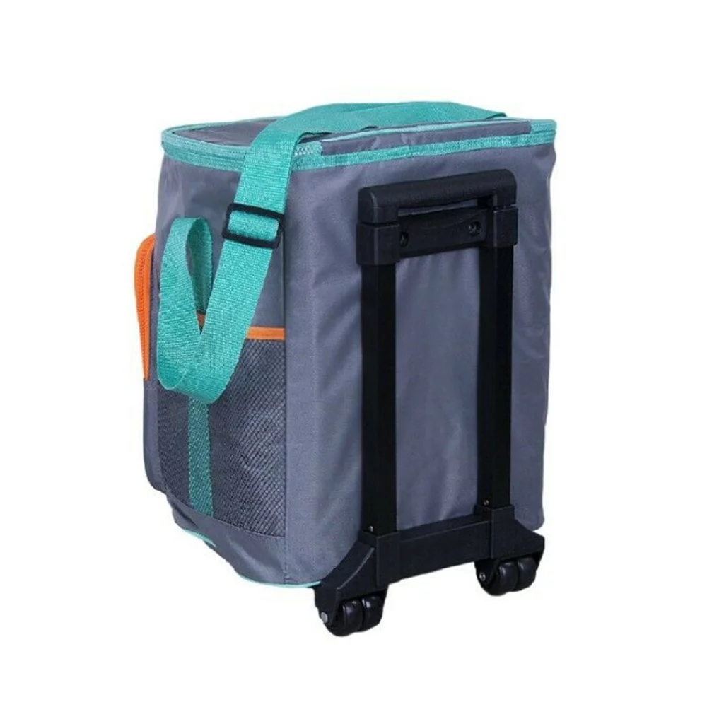 Foldable Trolley Rolling Cooler Bag