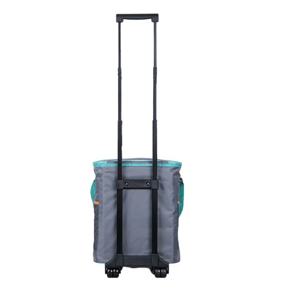 Sac isotherme roulant pliable à chariot