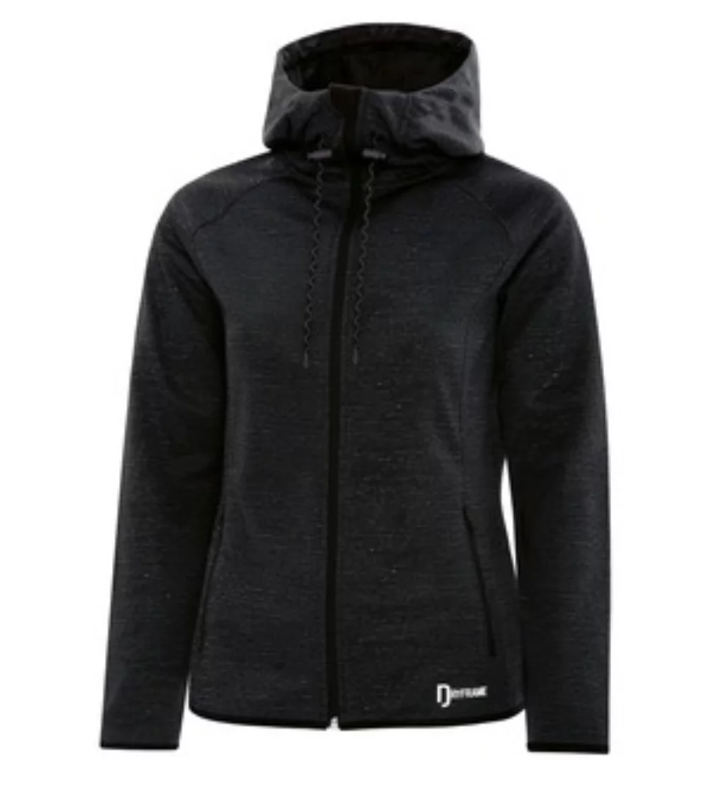 Veste à capuche pour dames en molleton résistant à l'eau DryFrame® Dry Tech à fermeture éclair intégrale.