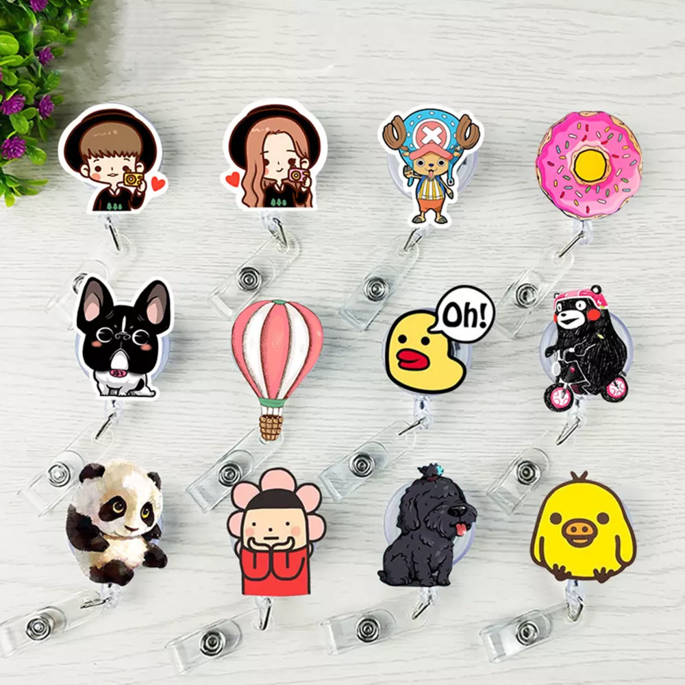 Porte-badge avec clip