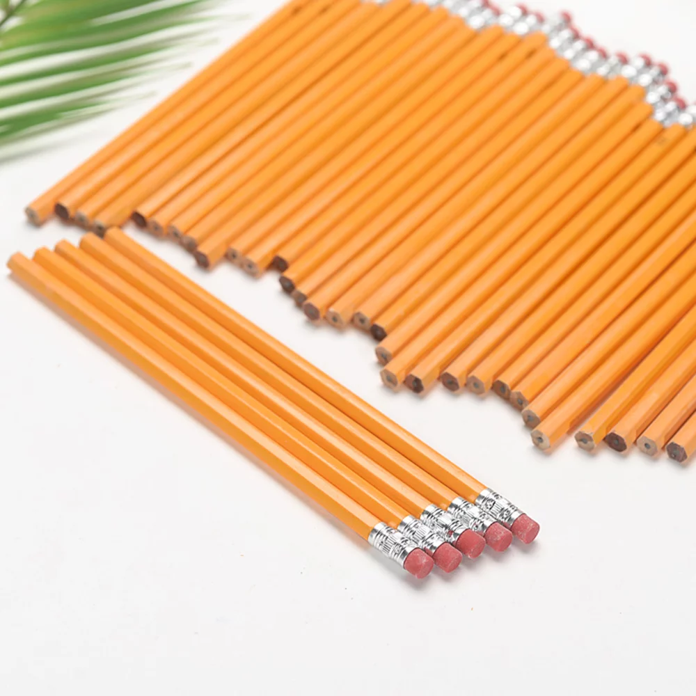 Crayon de forme ronde avec gomme