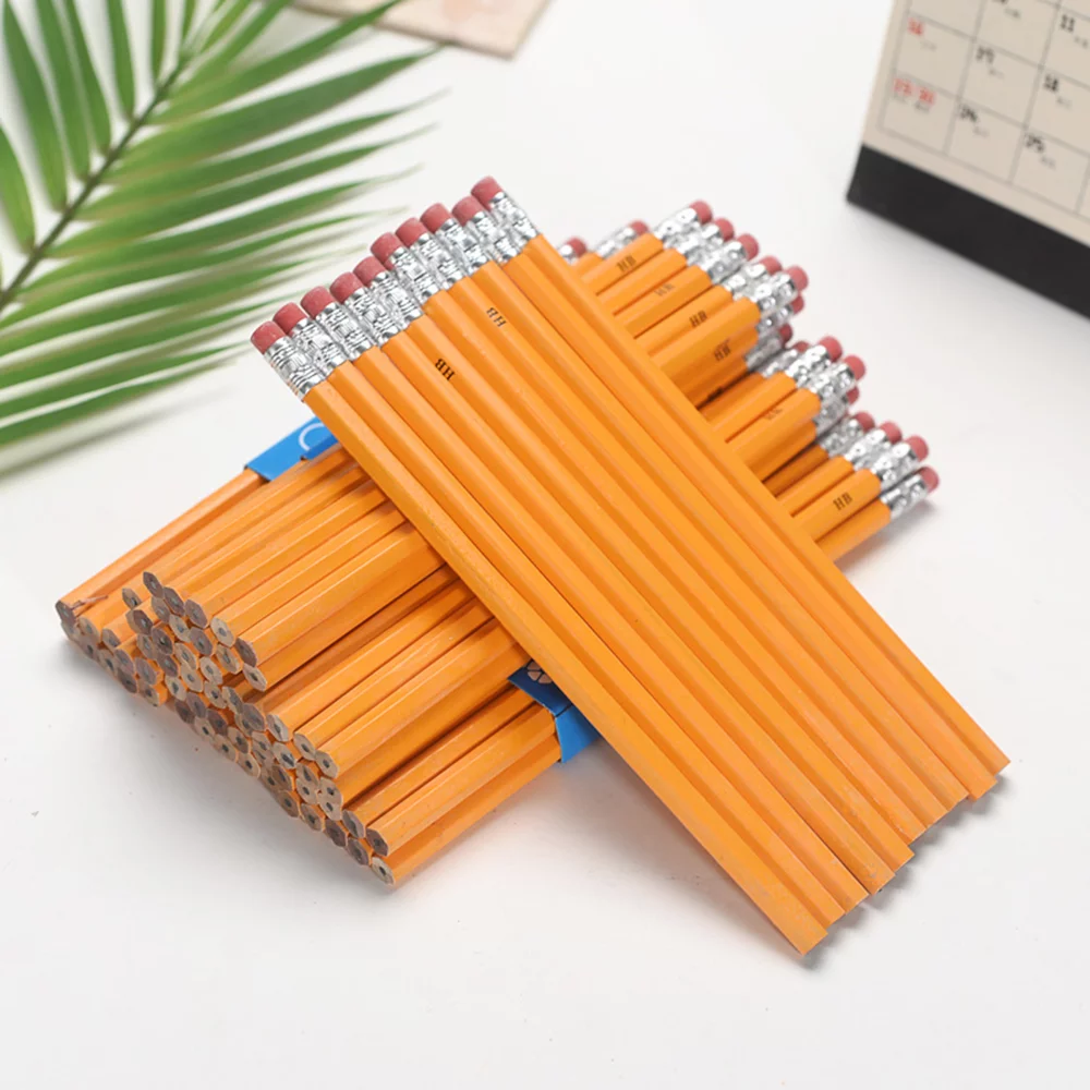 Round Shape Pencil W/ Eraser