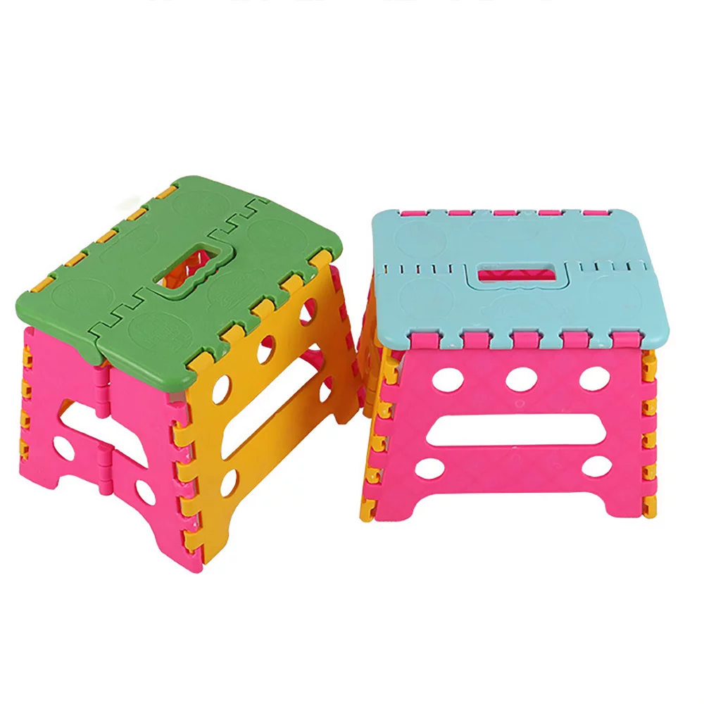Tabouret pliant en plastique portable