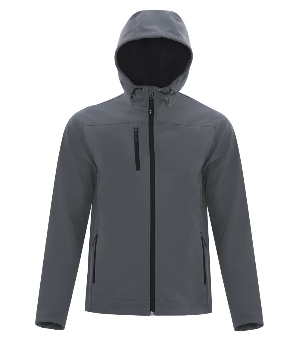 Coal Harbour® Everyday Hooded Water Repellent Stretch Soft Shell Jacket