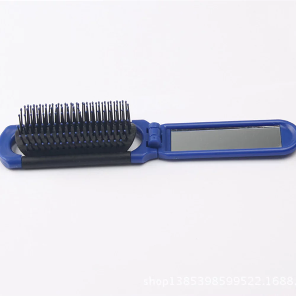 Peigne de poche pliable avec miroir