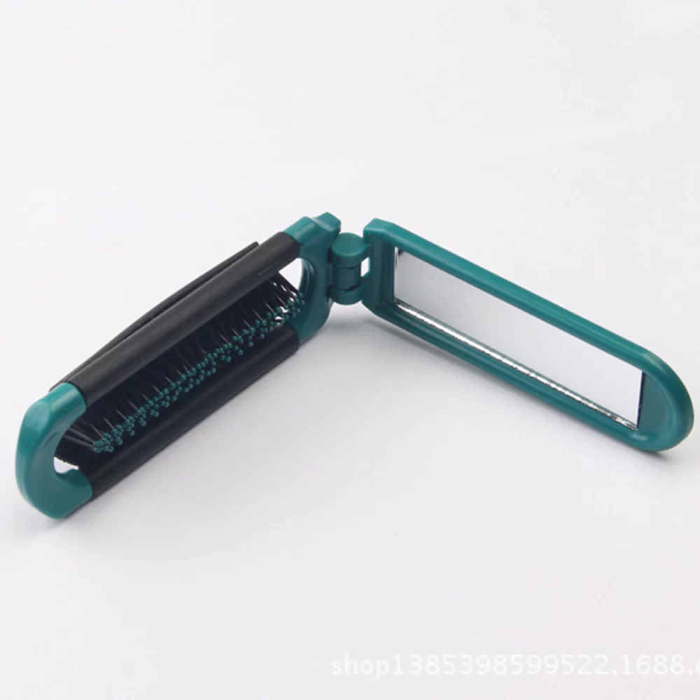 Peigne de poche pliable avec miroir