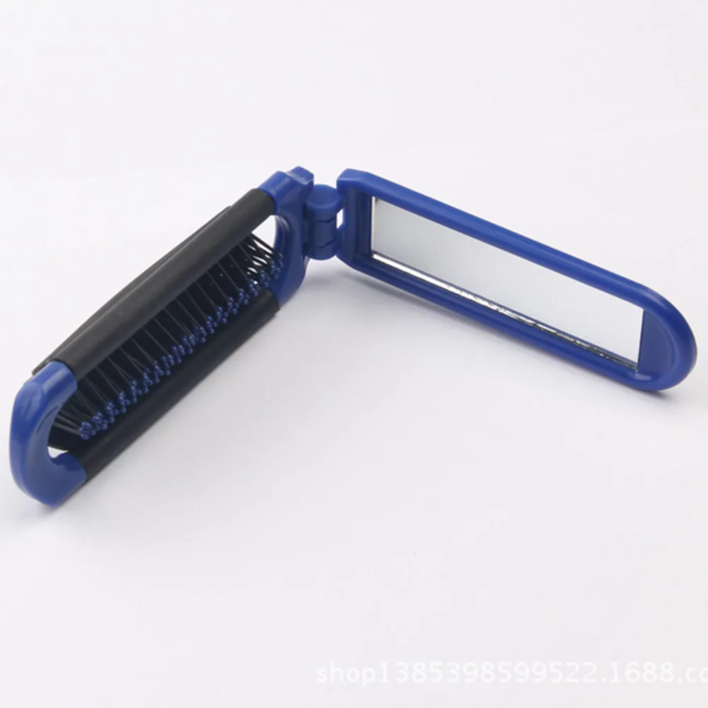 Peigne de poche pliable avec miroir