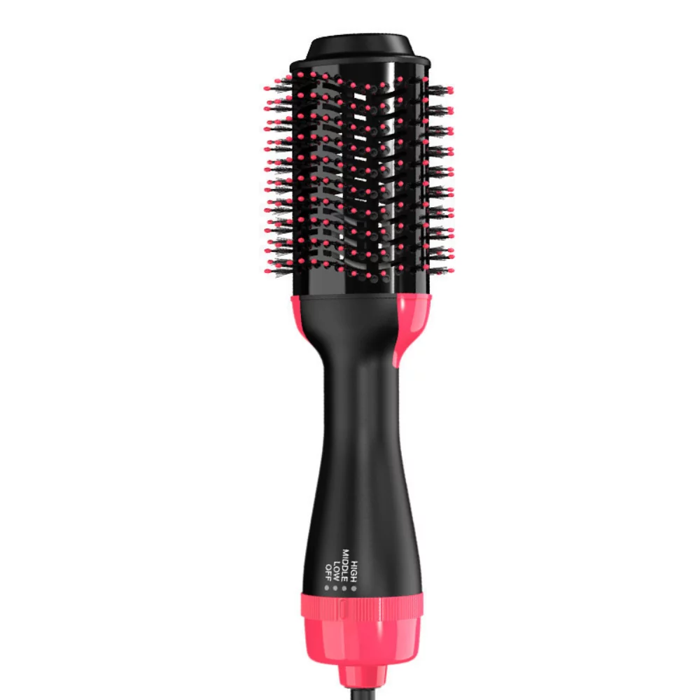 Brosse soufflante et peigne chauffant en un seul geste