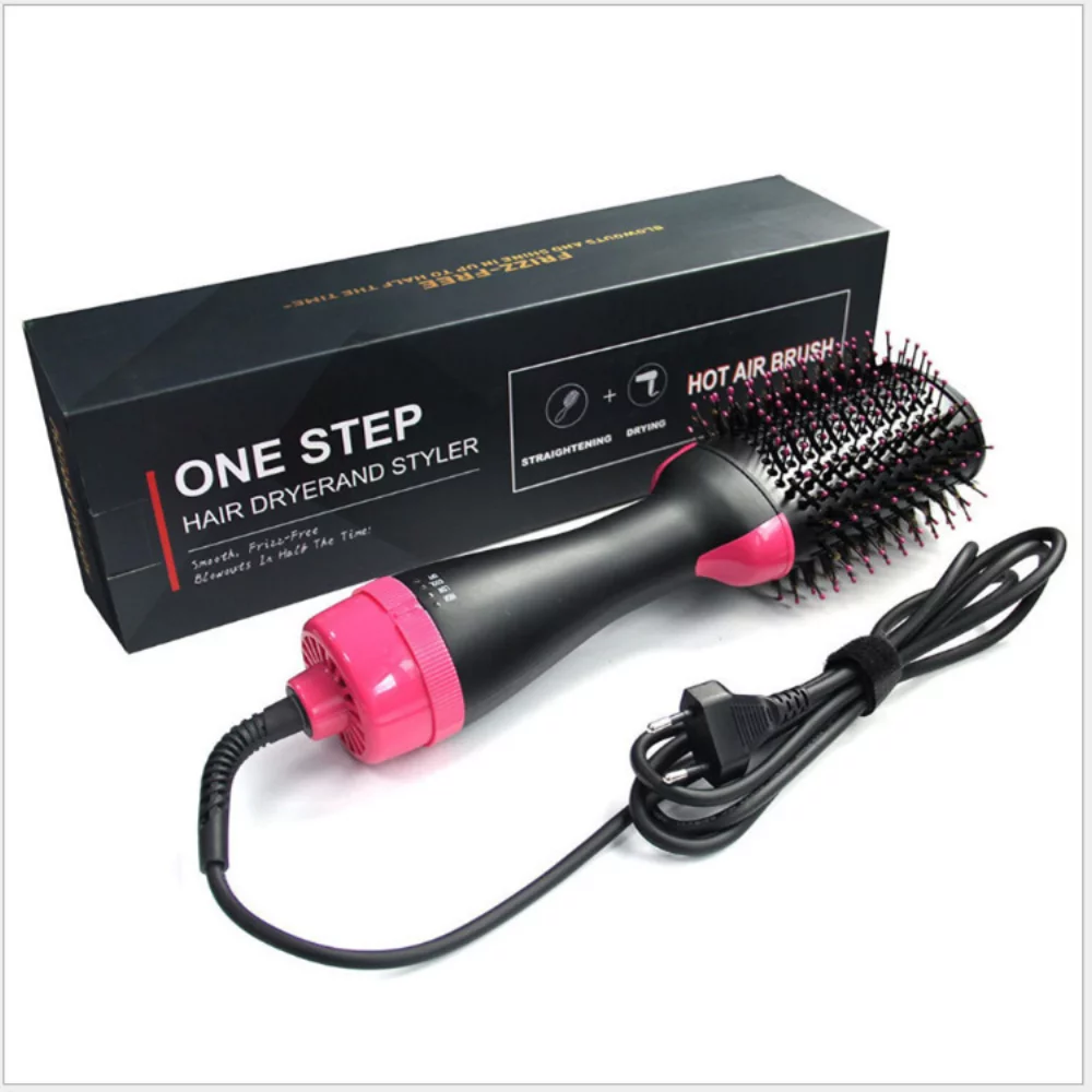 Brosse soufflante et peigne chauffant en un seul geste