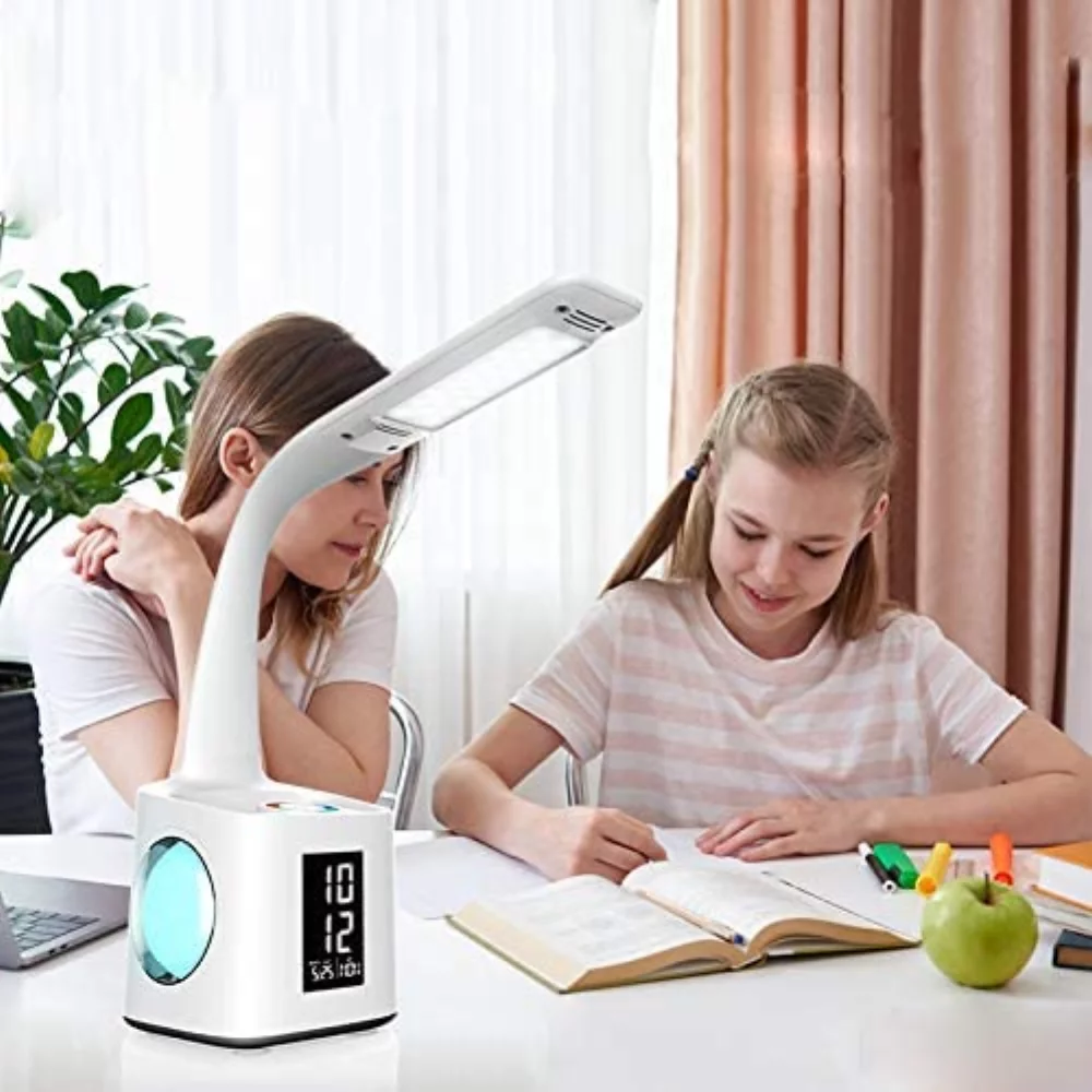 Lampe de bureau à LED avec port de charge USB