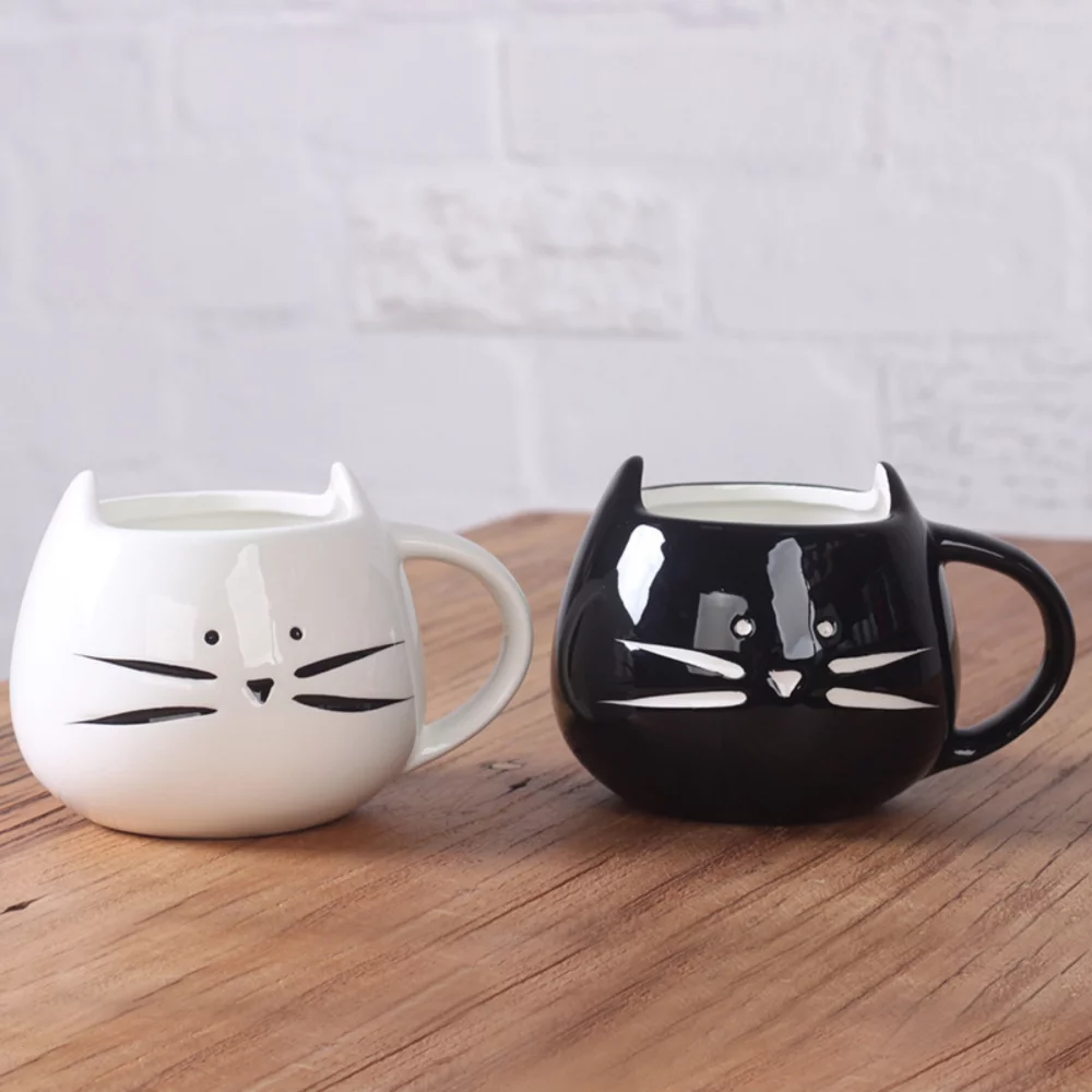 12oz Cute Ceramic Cat Coffee Mug