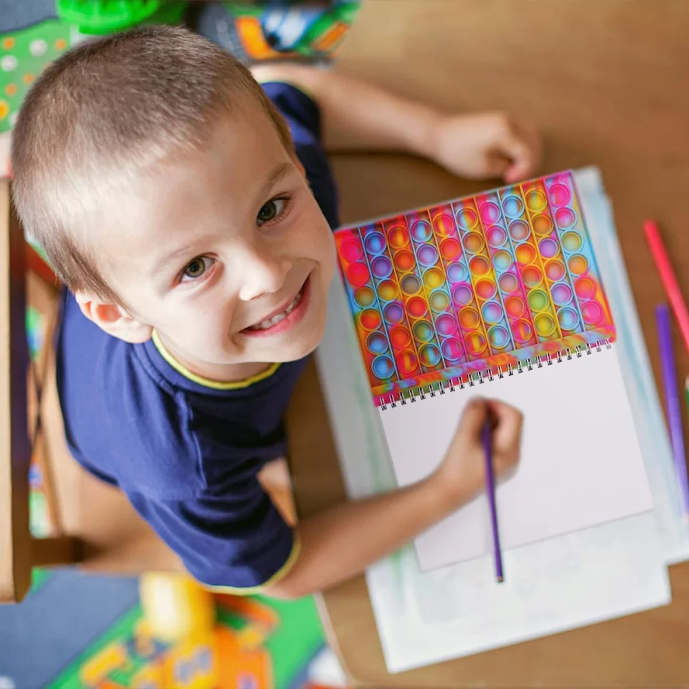 Cahier à bulles pop fidget A5